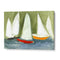 Modern Sailboats Seascape Abstract Wall Art