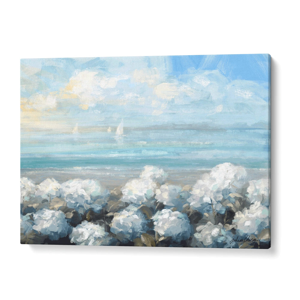 Coastal Hydrangea Serenity Landscape Wall Art - XS / Matte Paper / Rolled Art - Nook At You