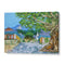 Korean Temple Mountain View Landscape Print