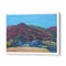 Serene Mountain Beach Landscape Painting