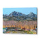Colorful Mountain Village View Landscape Wall Art Print