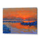 Vibrant Sunset Marina Landscape Wall Art Print