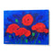 Vibrant Red Poppies Botanical Wall Art For Living Room