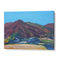 Serene Mountain Beach Landscape Painting