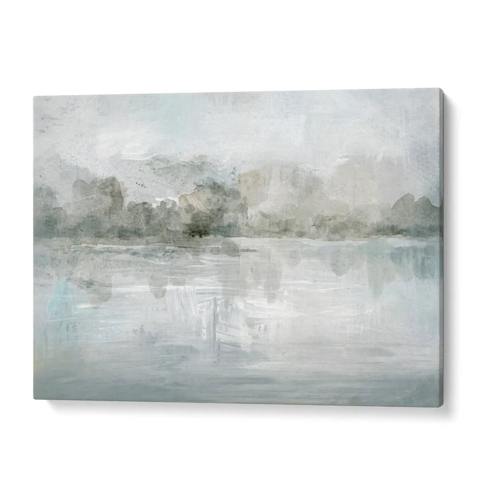 Stillwater Haze Abstract Wall Art Painting - XS / Matte Paper / Rolled Art - Nook At You