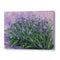 Lush Purple Irises Floral Painting For Living Room