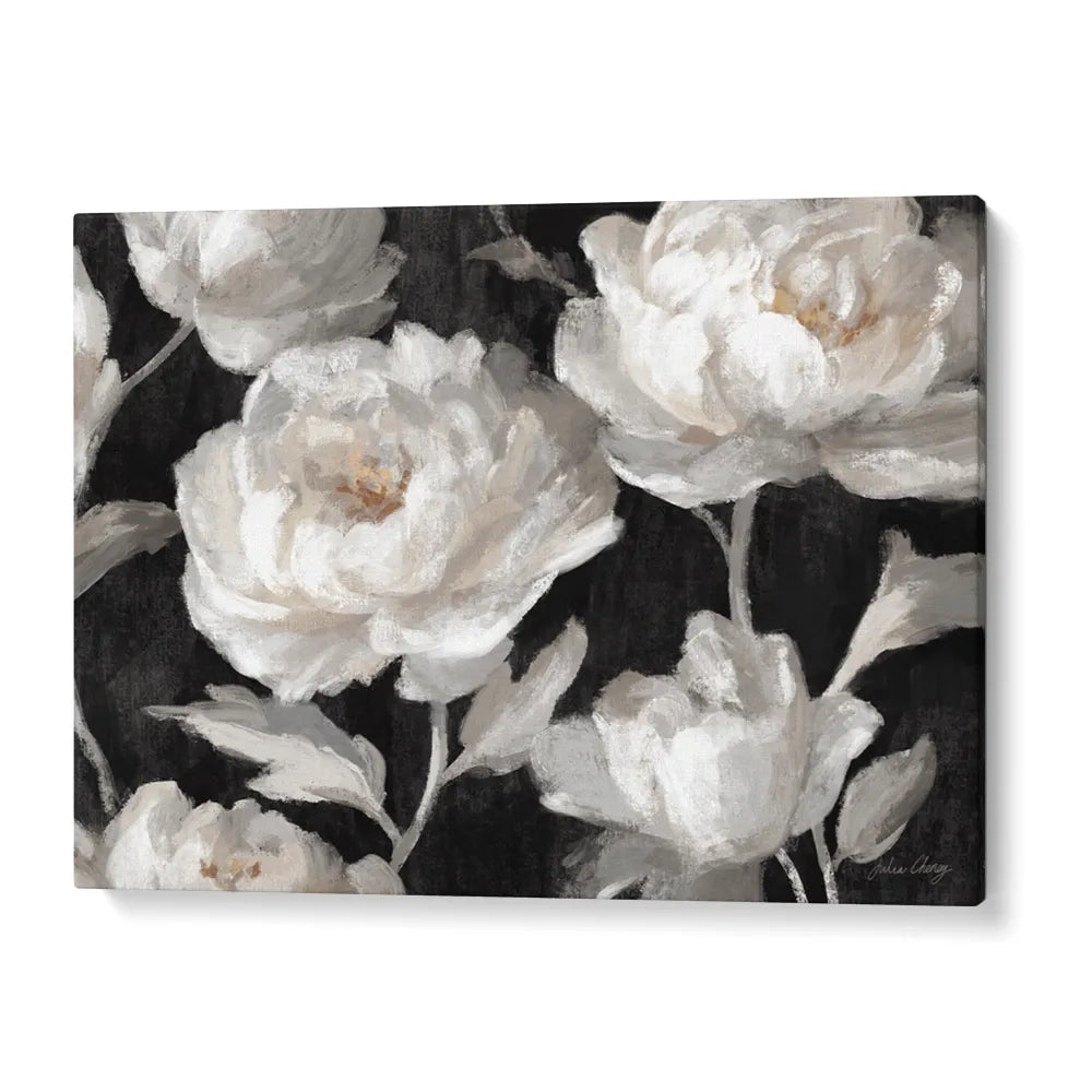 Moonlit Petals Botanical Painting - XS / Matte Paper / Rolled Art - Nook At You