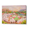 Spring Blossom Cityscape Canvas Landscape Wall Art