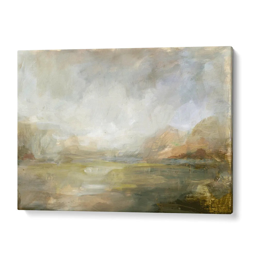 Misty Morning Vista Abstract Wall Art Poster - XS / Matte Paper / Rolled Art - Nook At You