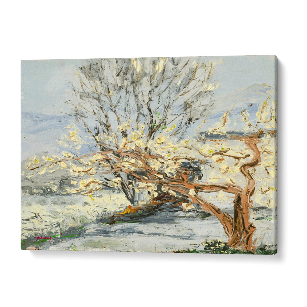 Blossoming Spring Trees Landscape Wall Art Poster - XS / Matte Paper / Rolled Art - Nook At You