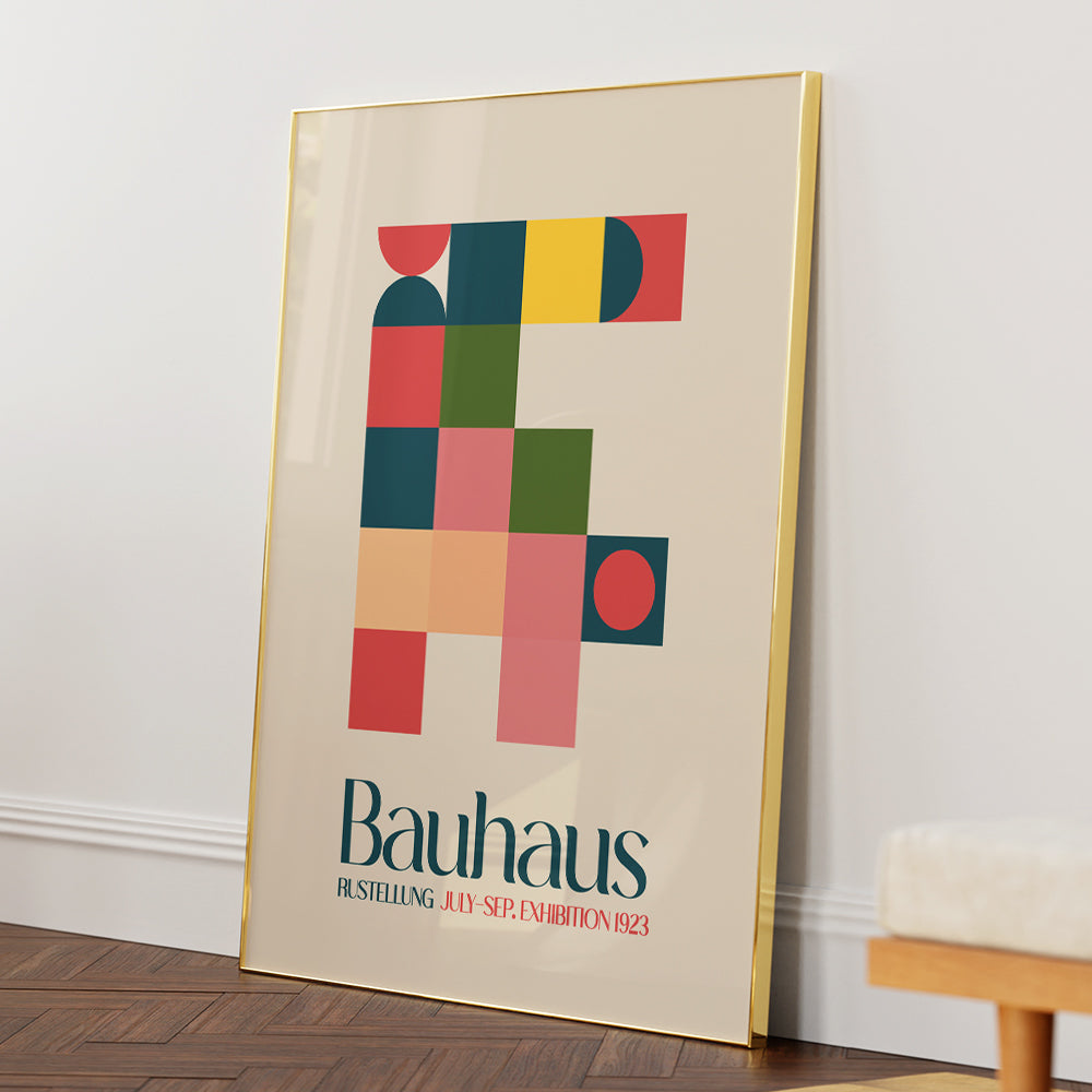 Bauhaus Geometry Wall Art Poster - XS / Matte Paper / Rolled Art - Nook At You