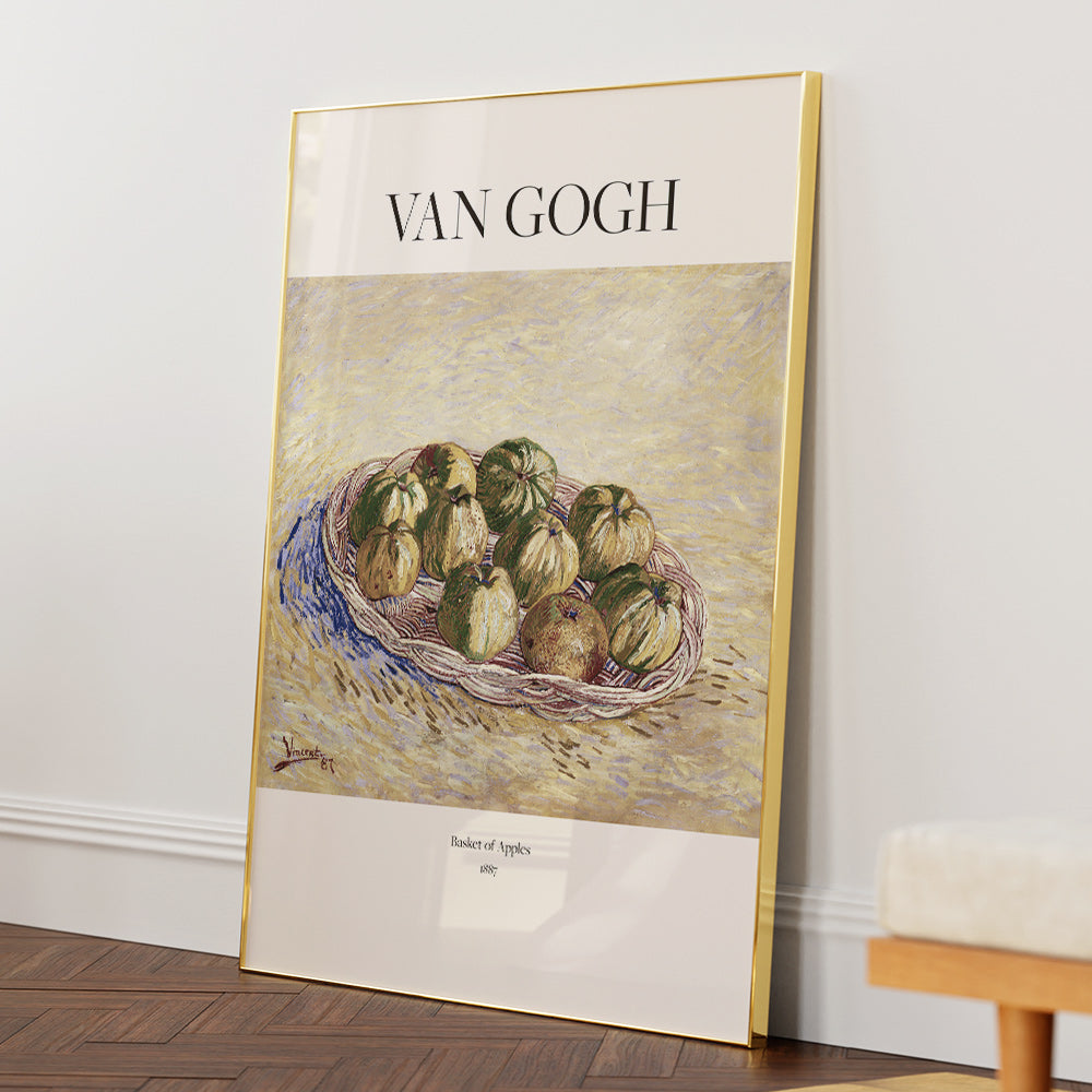 Van Gogh - Basket of Apples (1887) Exhibition Poster - XS / Matte Paper / Rolled Art - Nook At You