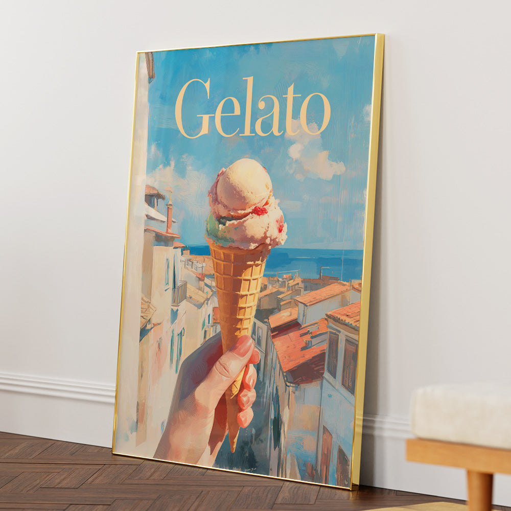Gelato Art print - XS / Matte Paper / Rolled Art - Nook At You