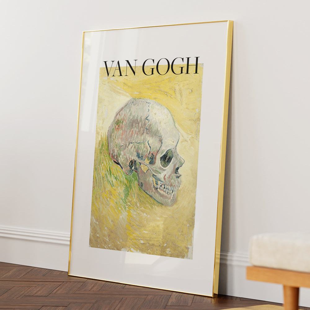 Van Gogh - Skull (1887) Wall Art Poster - XS / Matte Paper / Rolled Art - Nook At You
