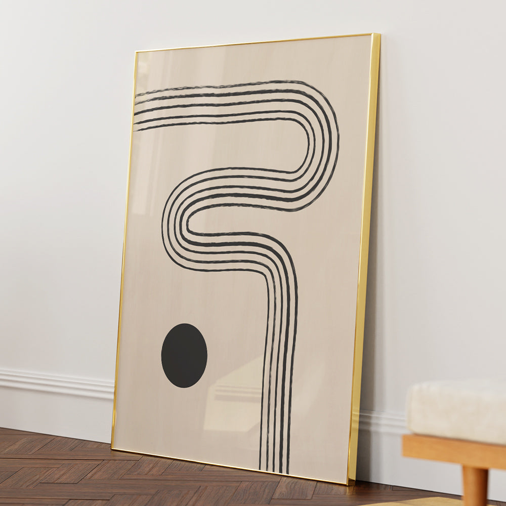 Silence in Motion Canvas Print - XS / Matte Paper / Rolled Art - Nook At You