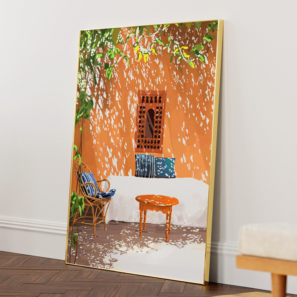 A Relaxed Afternoon Boho Wall Art - XS / Matte Paper / Rolled Art - Nook At You