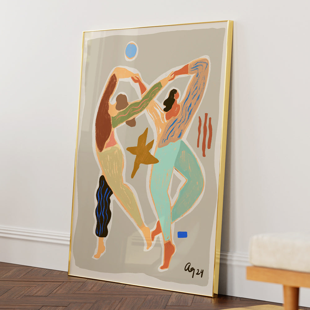 Infinity Dance Boho Wall Art - XS / Matte Paper / Rolled Art - Nook At You