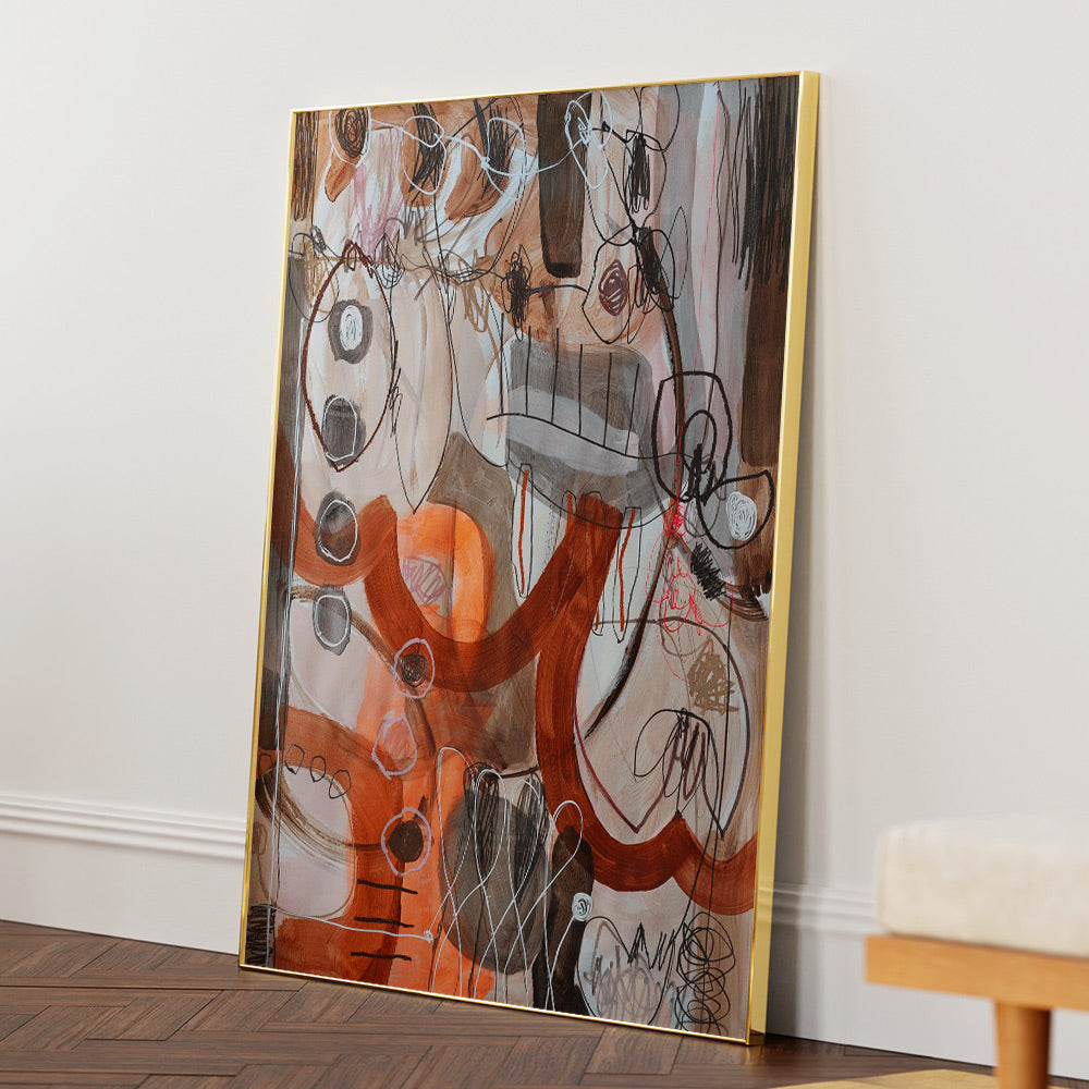 Autumn Flowers Aesthetic Wall Art - XS / Matte Paper / Rolled Art - Nook At You