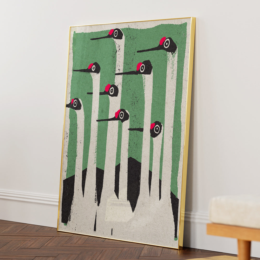 The Flock Wall Art Print - XS / Matte Paper / Rolled Art - Nook At You