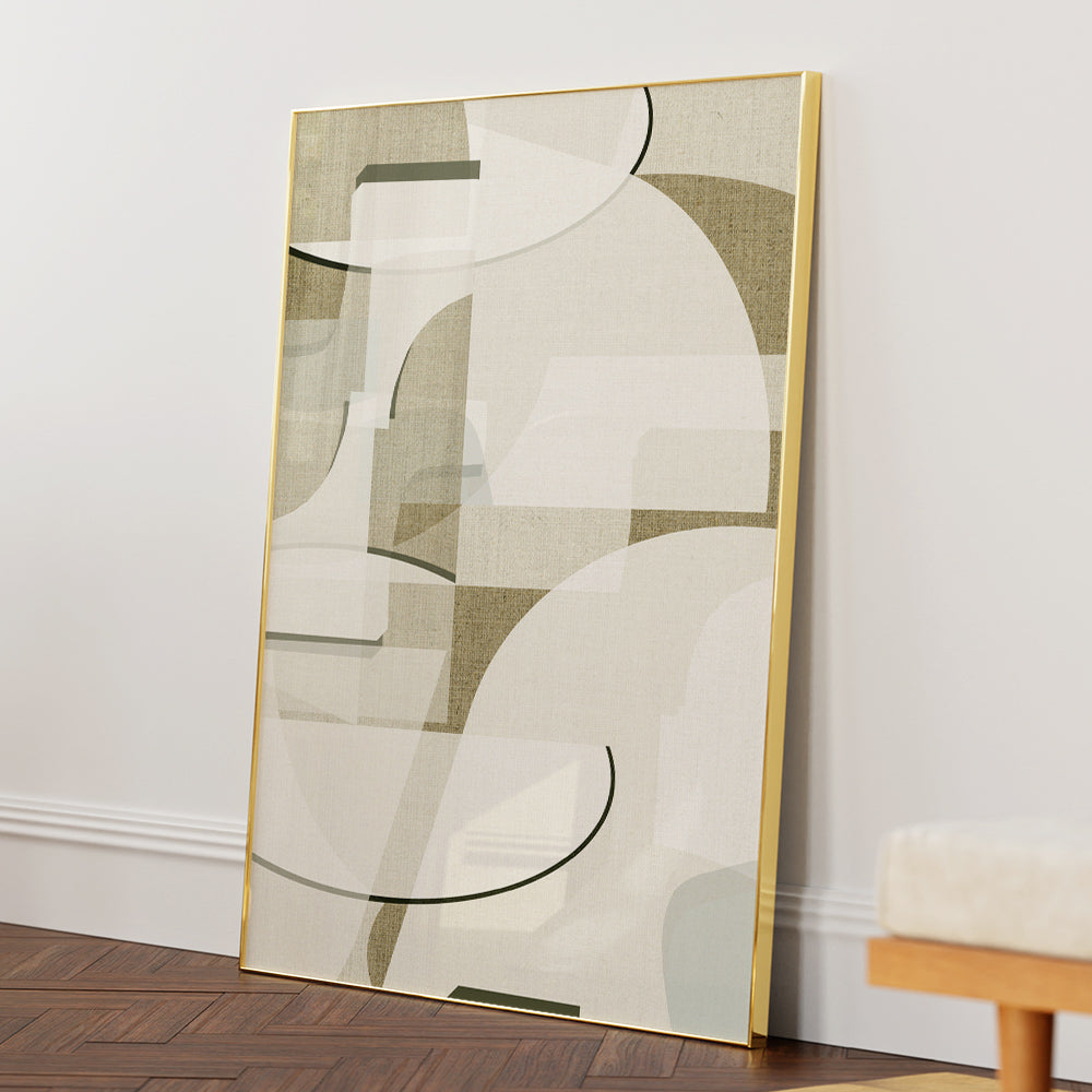 Neutral Curves 1 Art Prints - XS / Matte Paper / Rolled Art - Nook At You
