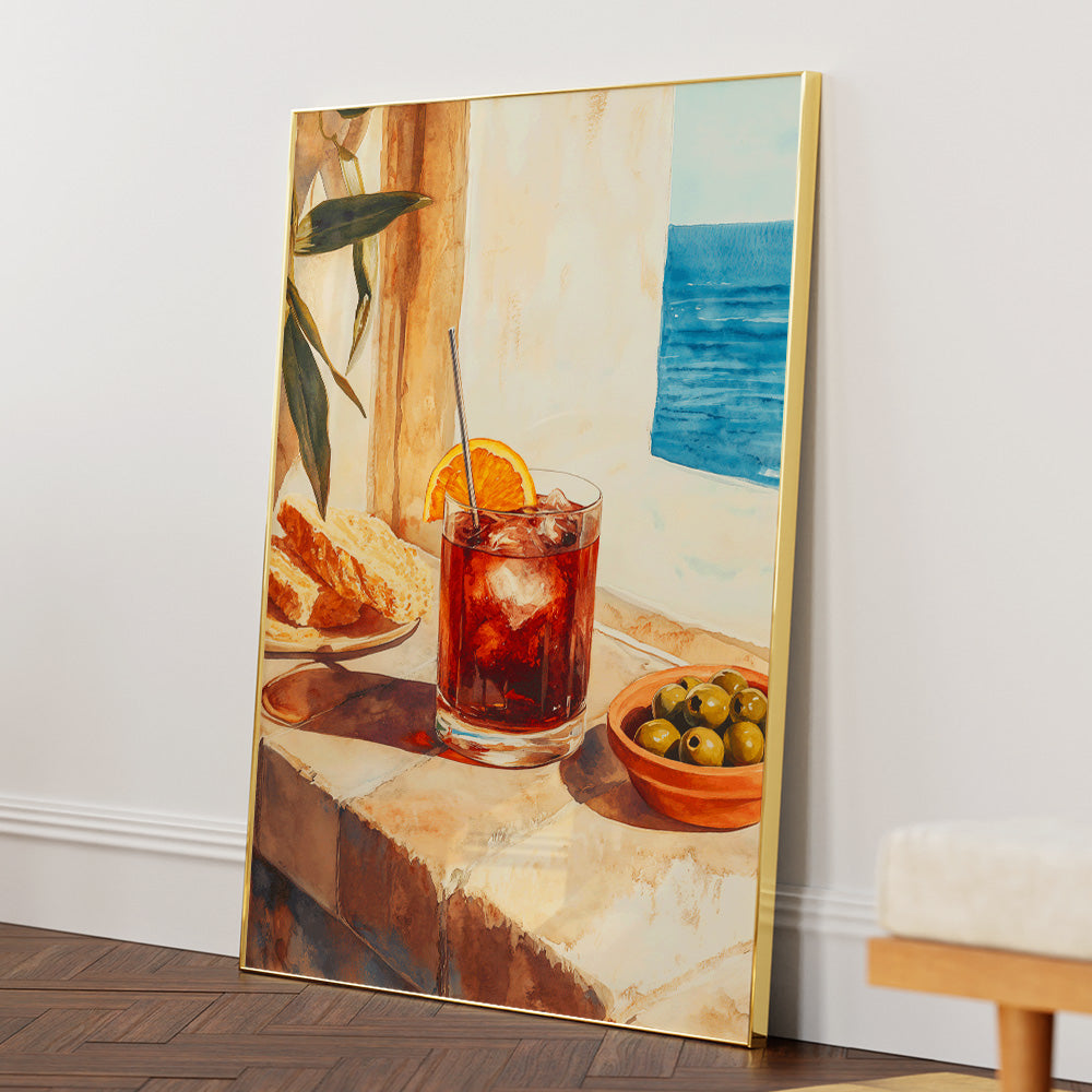 Sunlit Sips Dining Room Wall Art - XS / Matte Paper / Rolled Art - Nook At You