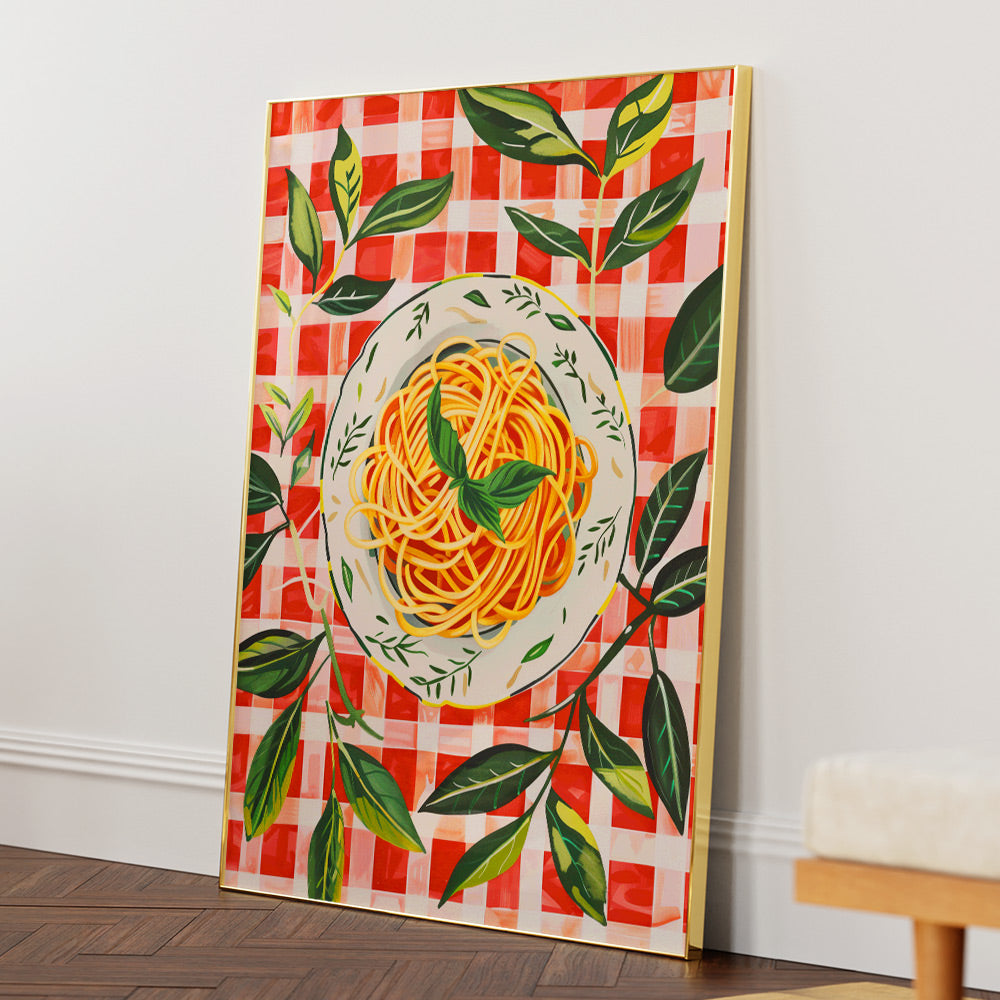 Pasta and Passion Wall Art Print - 5XL / Canvas / Rolled Art - Nook At You