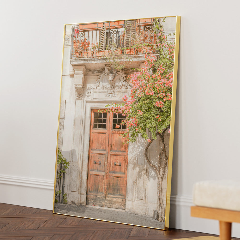 Floral Entry Wall Art Print - XS / Matte Paper / Rolled Art - Nook At You