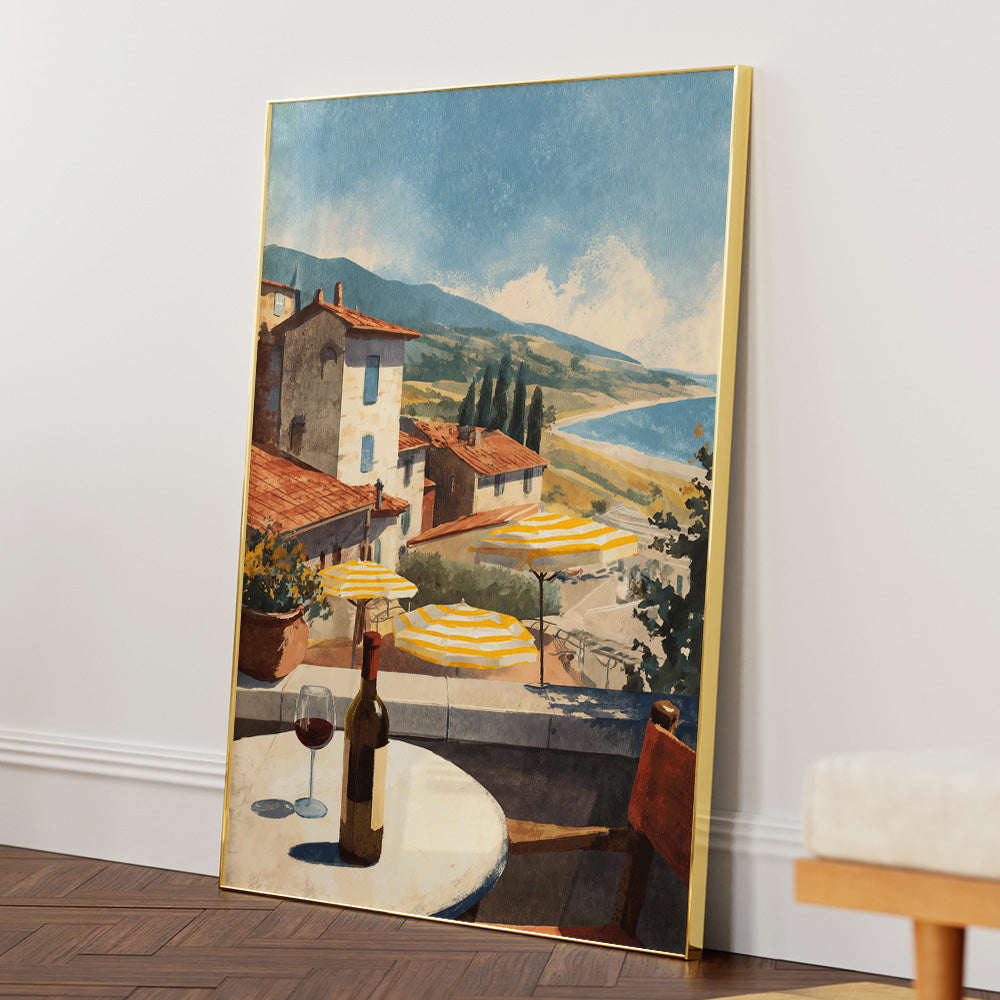 Sips & Silence Canvas Painting - XS / Matte Paper / Rolled Art - Nook At You