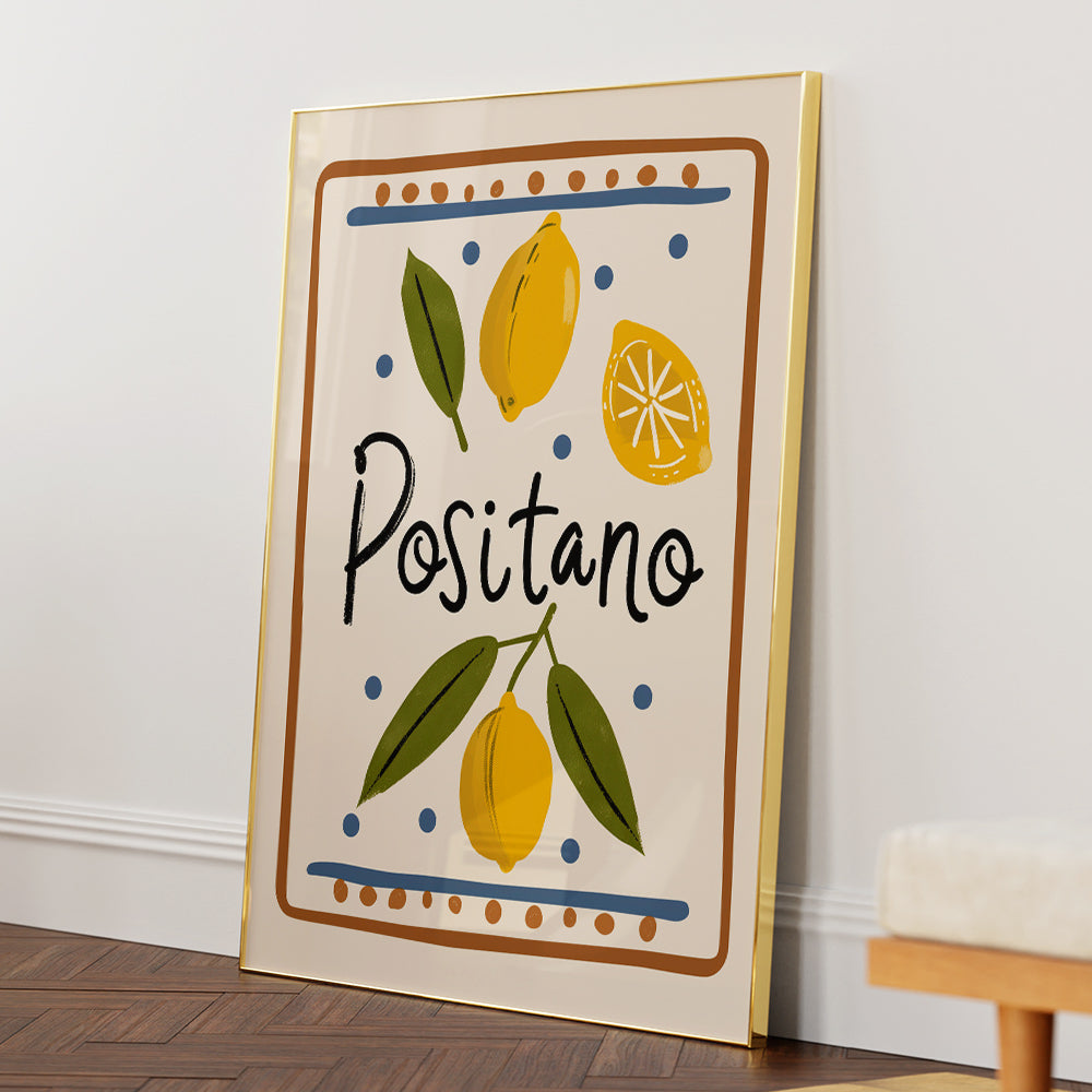 From Positano Wall Art Poster - XS / Matte Paper / Rolled Art - Nook At You