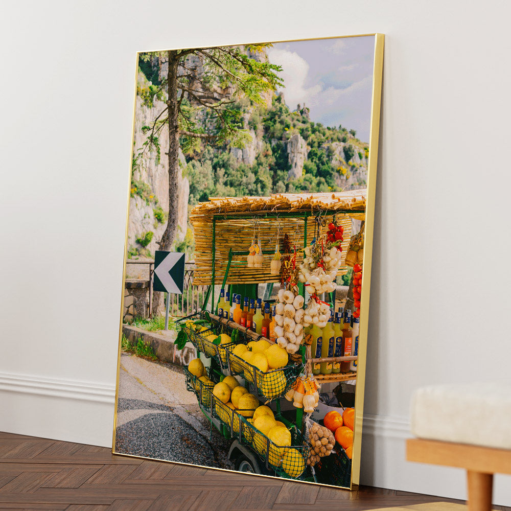Amalfi Coast Drive Art Print - XS / Matte Paper / Rolled Art - Nook At You