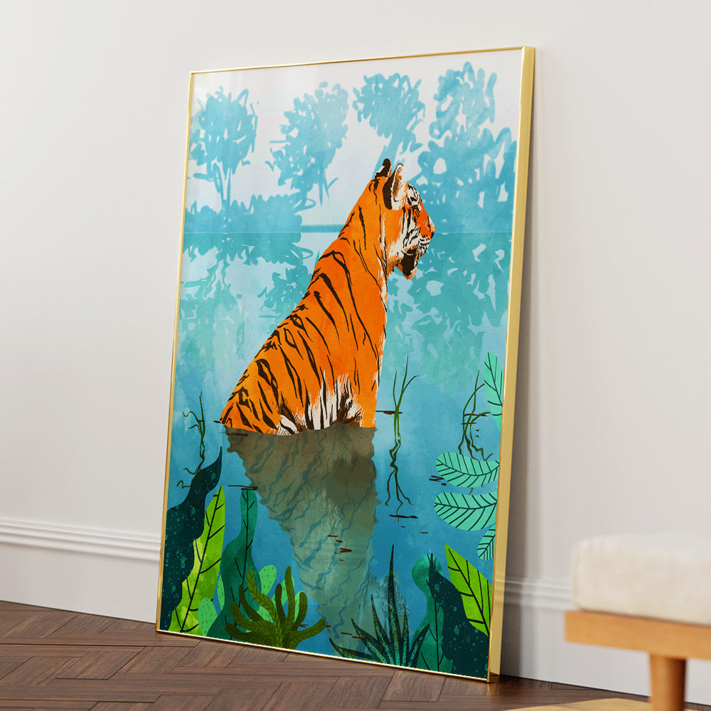 Tiger Creek Bedroom Wall Art Prints - XS / Matte Paper / Rolled Art - Nook At You