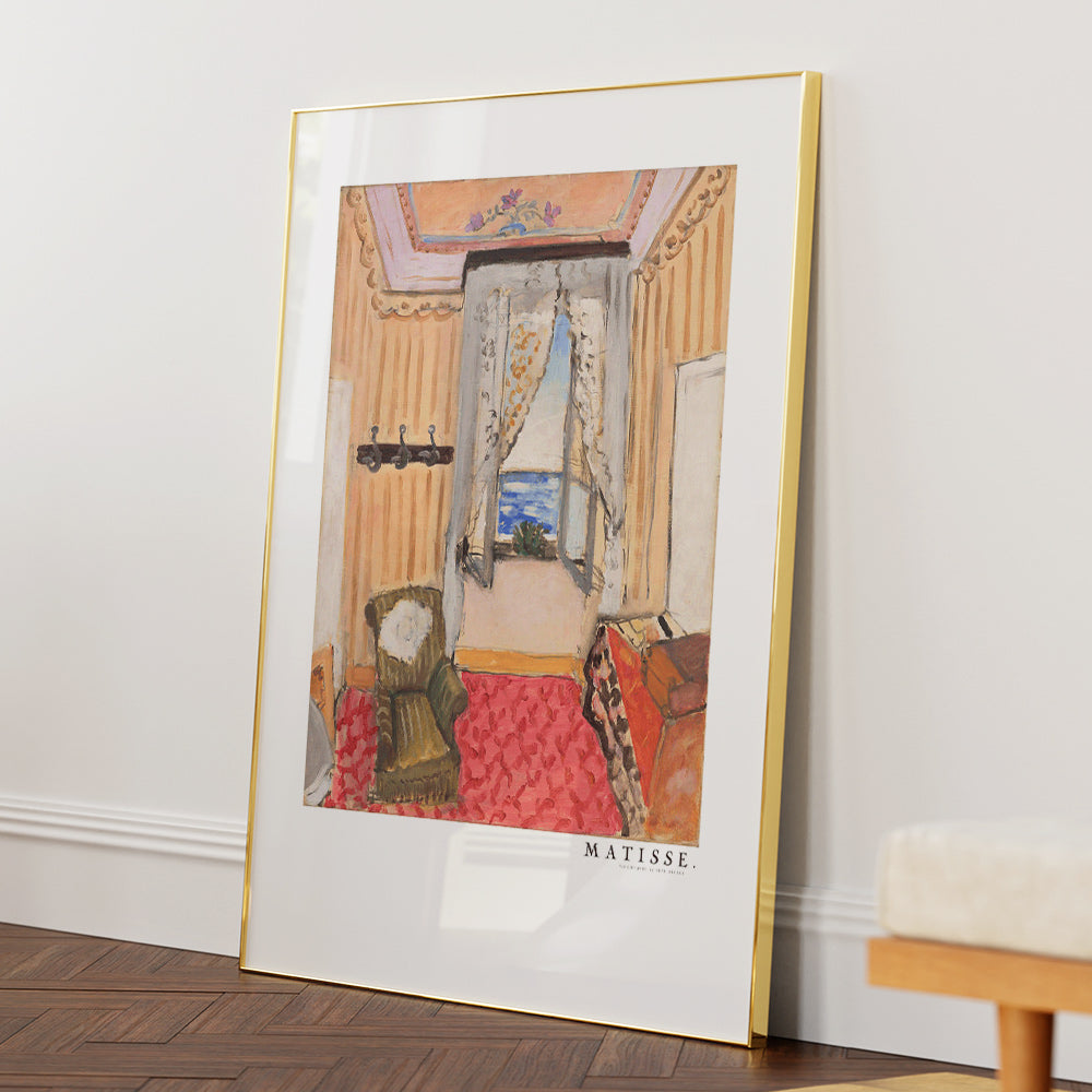 Henri Matisse - Ma Chambre Au Beau Rivage Boarder - XS / Matte Paper / Rolled Art - Nook At You