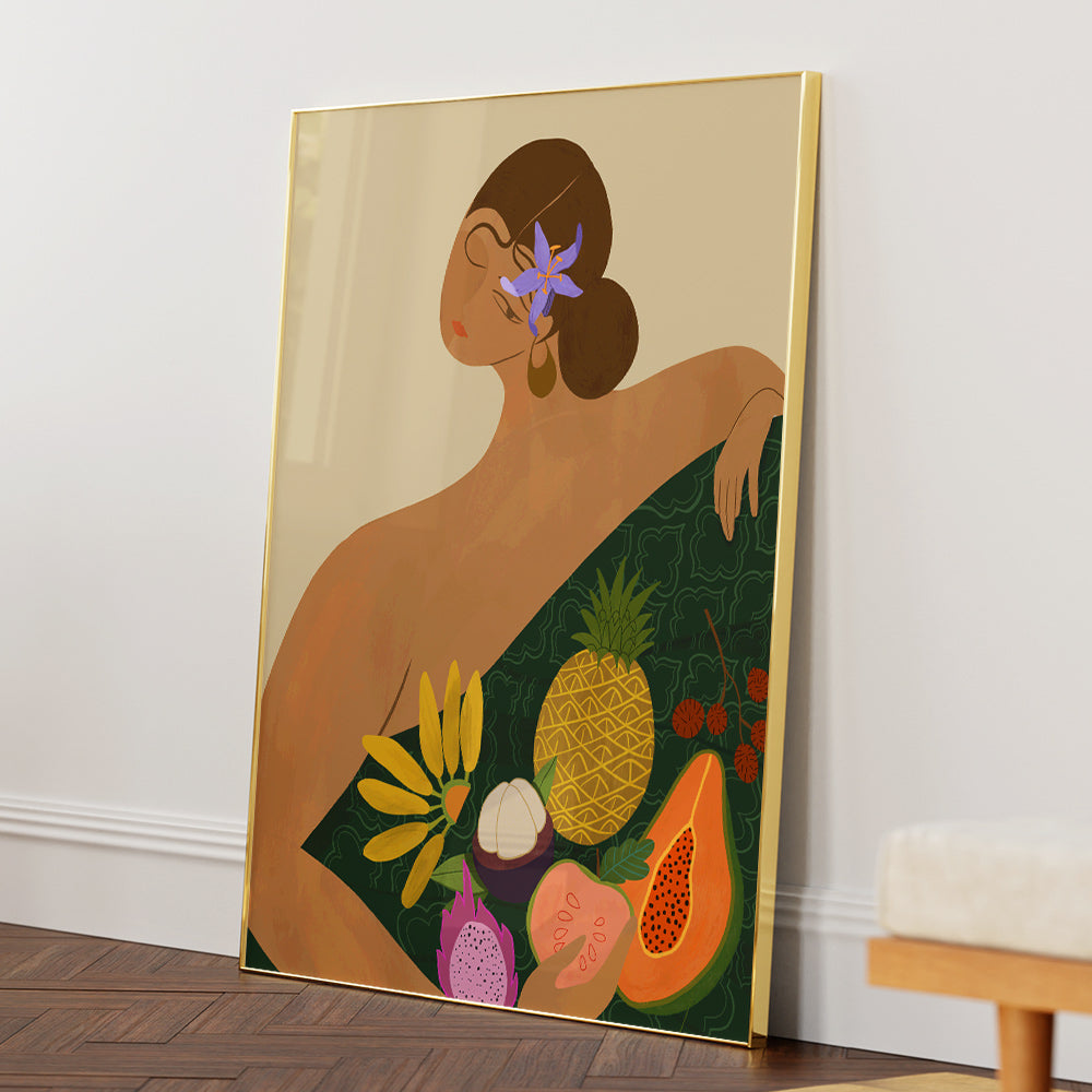 Fruit Seller Wall Art Poster - XS / Matte Paper / Rolled Art - Nook At You