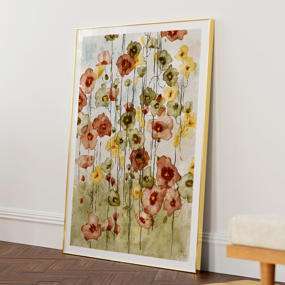 Summer burst Botanical Wall Art - XS / Matte Paper / Rolled Art - Nook At You