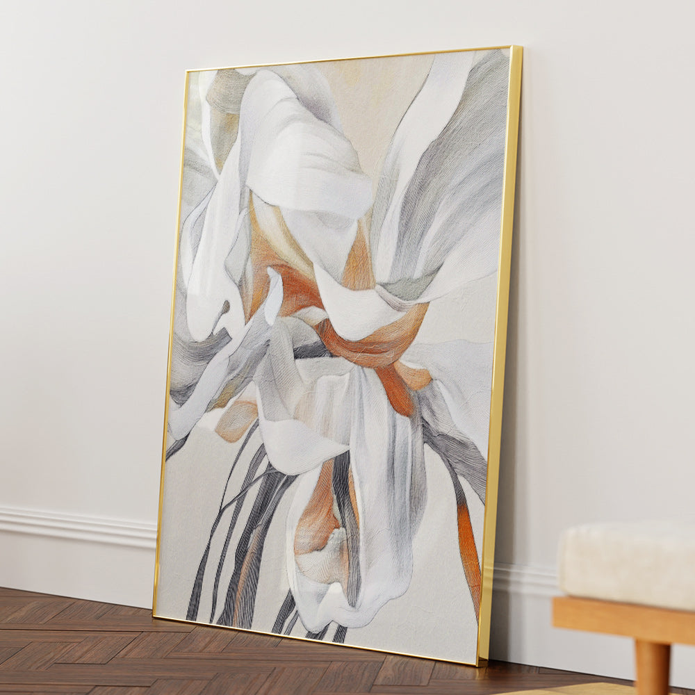 Fleur Canvas Painting - XS / Matte Paper / Rolled Art - Nook At You