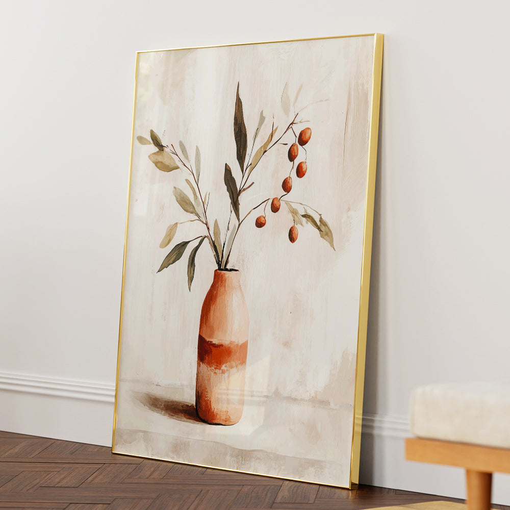 Earthen Grace Botanical Wall Art - XS / Matte Paper / Rolled Art - Nook At You