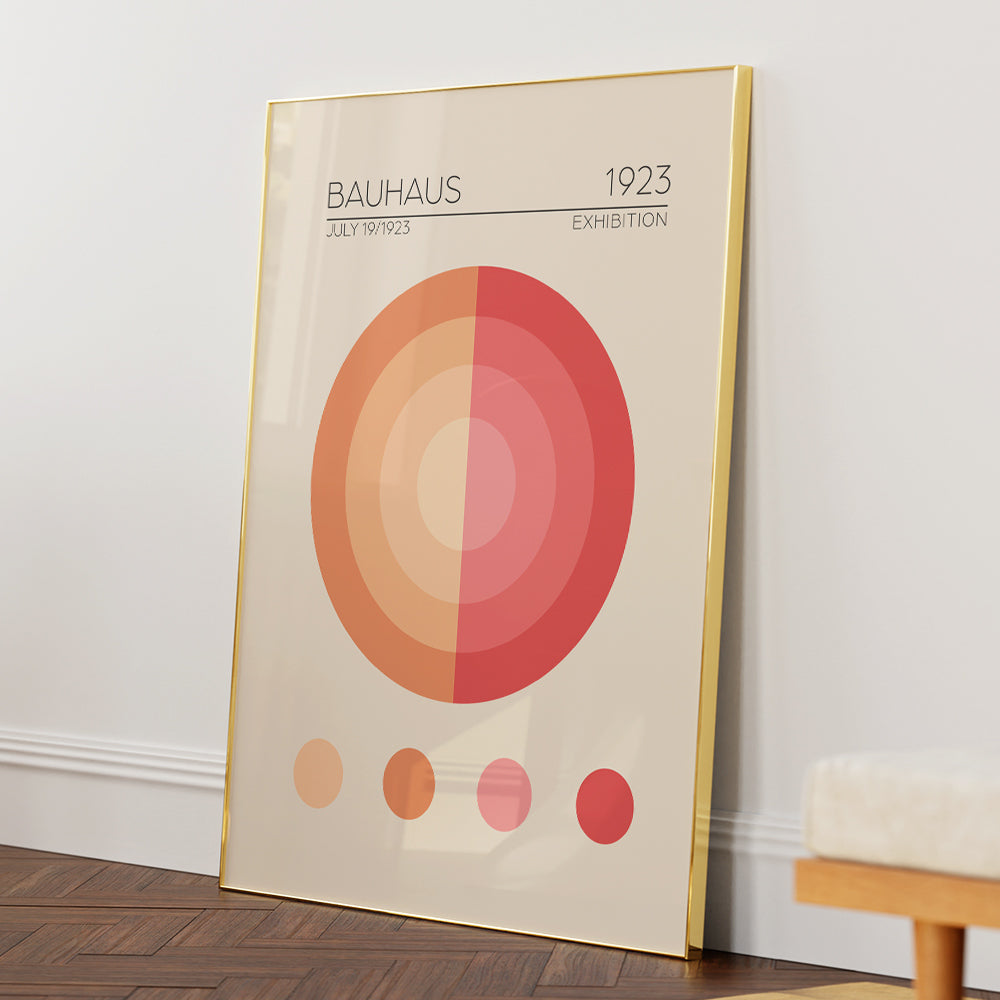 Bauhaus Circles Exhibition Poster - XS / Matte Paper / Rolled Art - Nook At You
