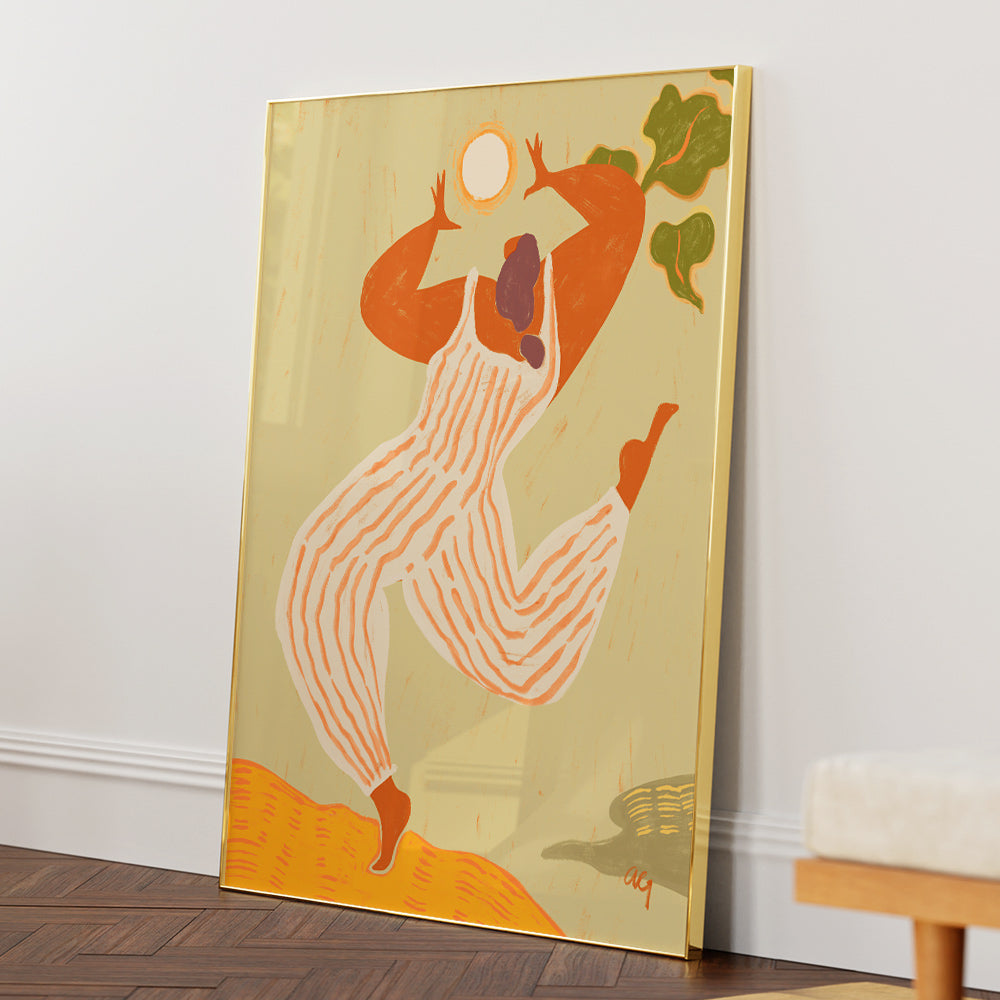 Reach For The Sun Bohemian Artwork - 5XL / Canvas / Rolled Art - Nook At You
