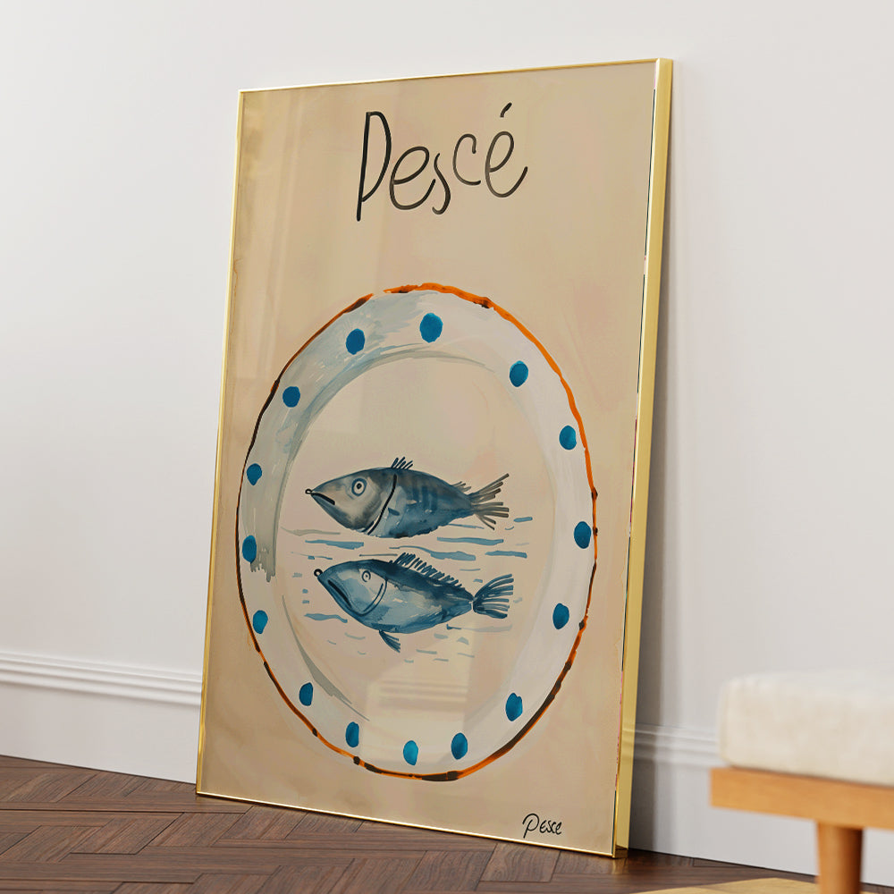 Warm Plate Wall Art Print - XS / Matte Paper / Rolled Art - Nook At You