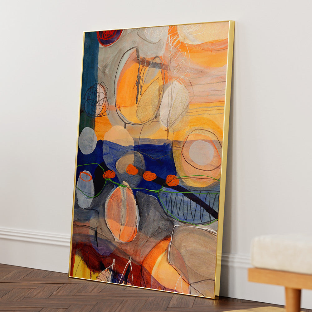 Dear Diary IV Abstract Art - XS / Matte Paper / Rolled Art - Nook At You