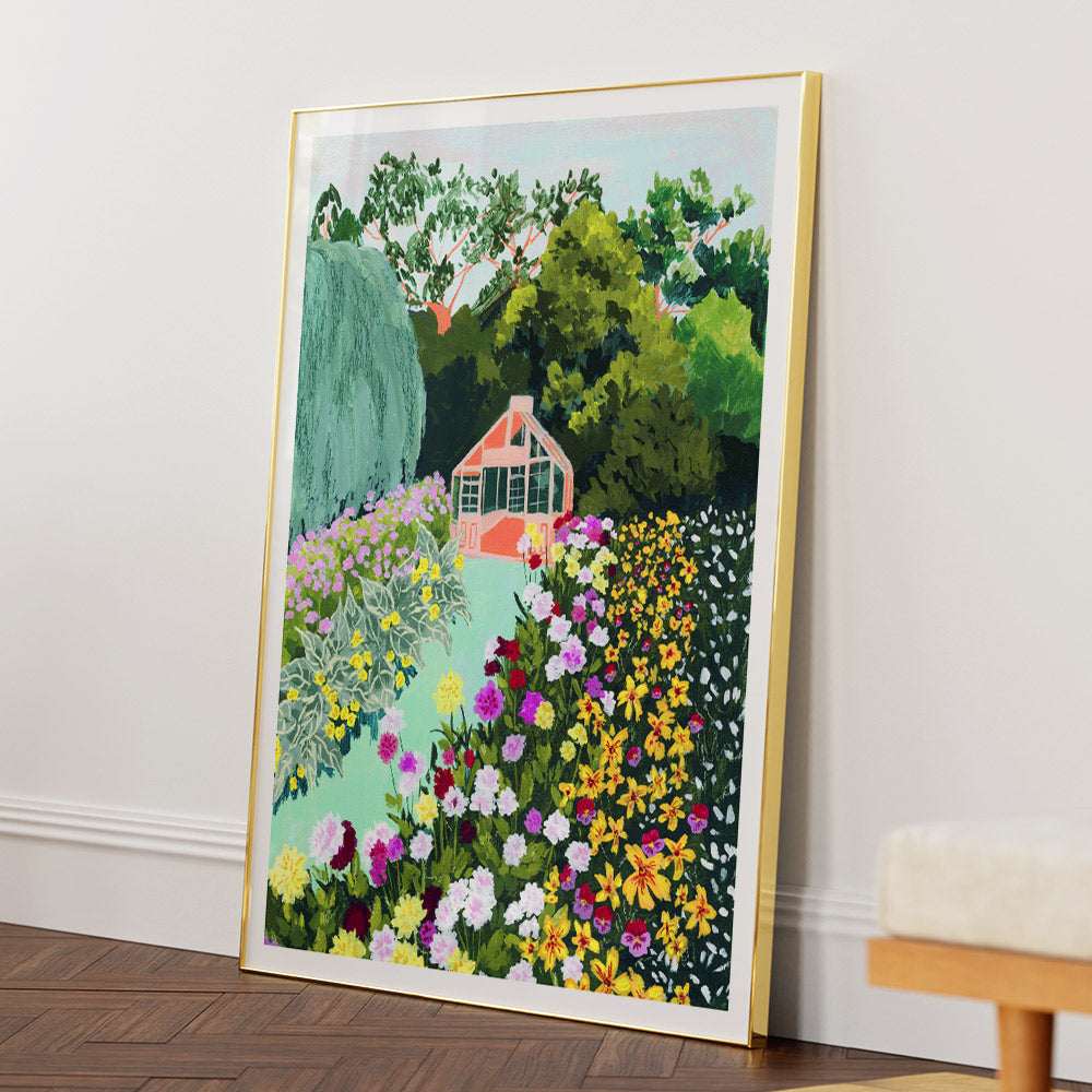 In Bloom Landscape Wall Art - XS / Matte Paper / Rolled Art - Nook At You
