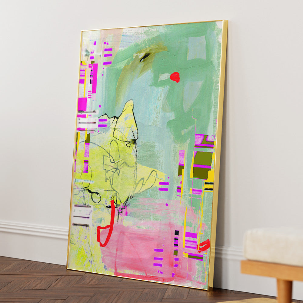 Whimsical Harmony Abstract Wall Art - XS / Matte Paper / Rolled Art - Nook At You