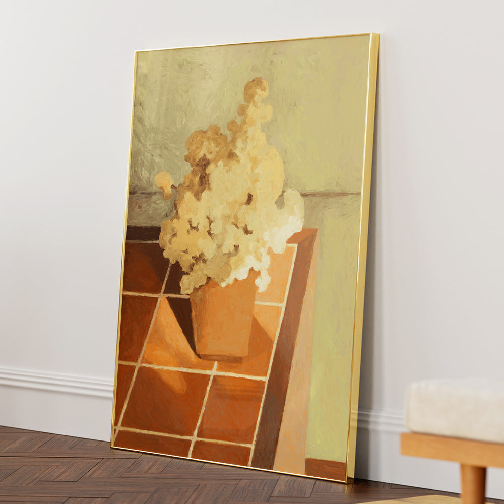 Golden Hour Petals Boho Artwork - XS / Matte Paper / Rolled Art - Nook At You
