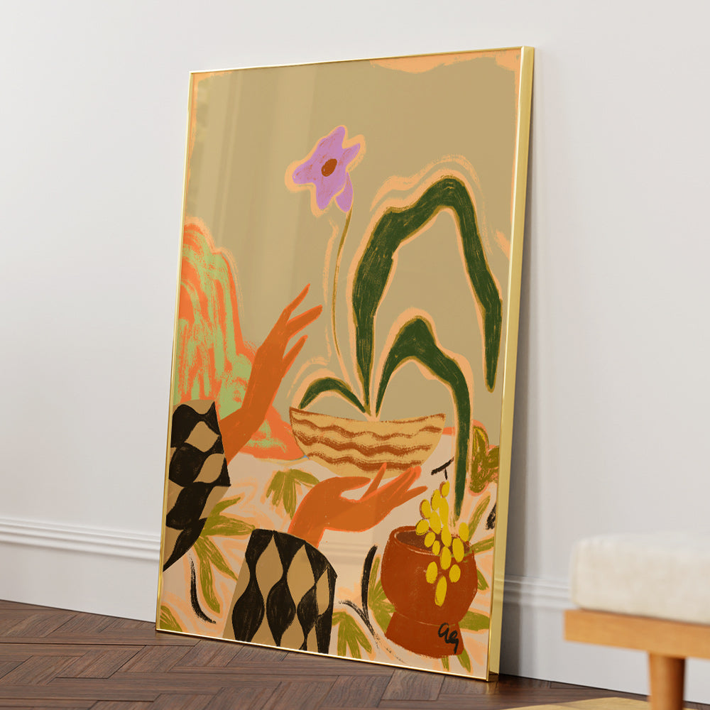 Serene Offering Boho Art - XS / Matte Paper / Rolled Art - Nook At You