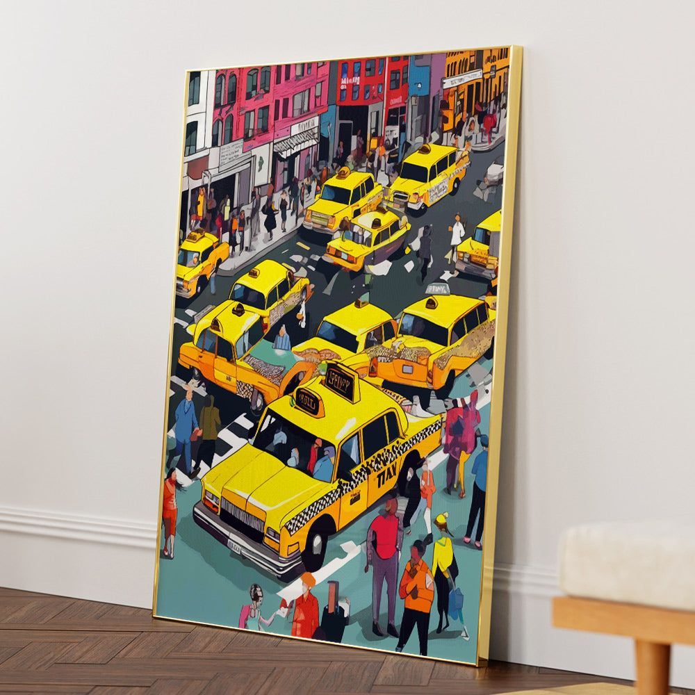 New York Minute Bedroom Wall Art - XS / Matte Paper / Rolled Art - Nook At You