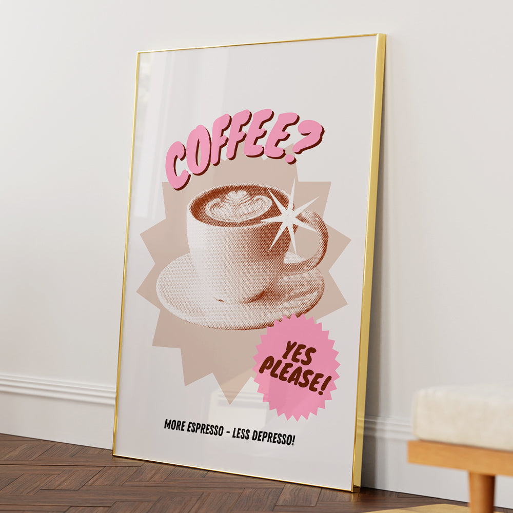 Cup of Joy Wall Art Poster - XS / Matte Paper / Rolled Art - Nook At You