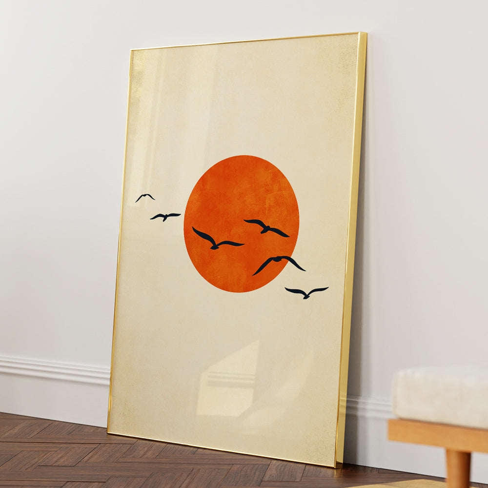 Dancing With the Sun Boho Wall Art - XS / Matte Paper / Rolled Art - Nook At You
