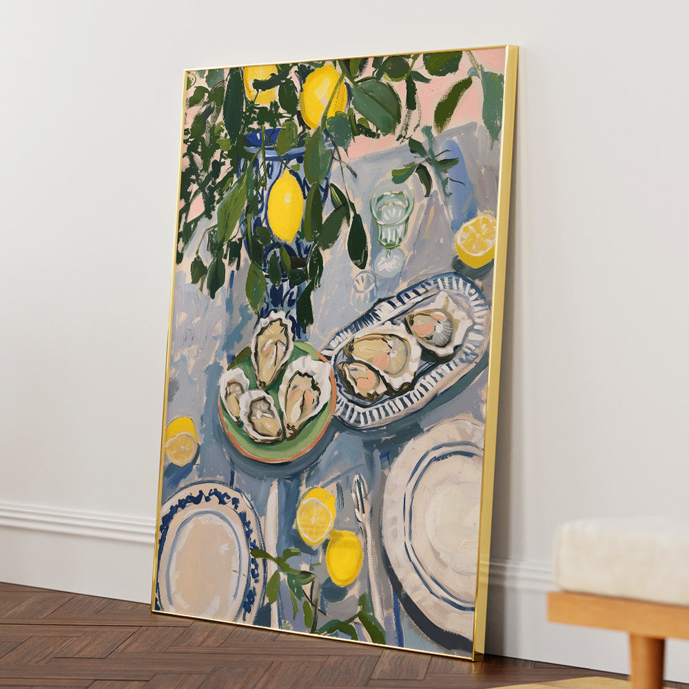 Sunday Table Wall Art Print - XS / Matte Paper / Rolled Art - Nook At You