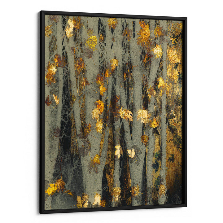 Gold Leaf Abstract Art-Rolled Art-Nook At You