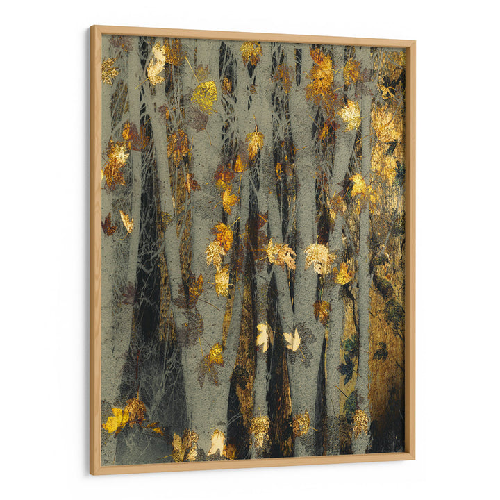 Gold Leaf Abstract Art-Wooden Frame-Nook At You